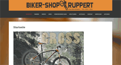 Desktop Screenshot of bikershop-ruppert.de