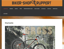 Tablet Screenshot of bikershop-ruppert.de